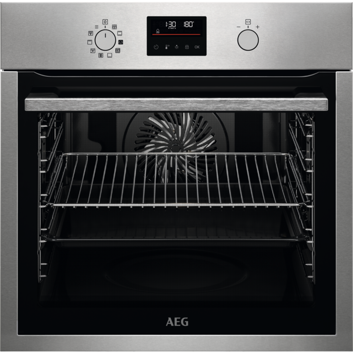 Four encastrable 60x60 BakingPlus Acier inox avec antitraces de doigts