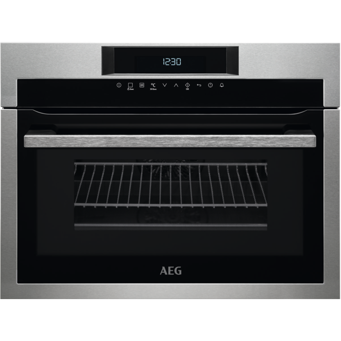 Four encastrable Compact 45 Four multifonctionnel Micro-ondes Grill Acier inox avec antitraces de doigts